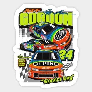 Jeff Gordon NASCAR Vintage Sticker